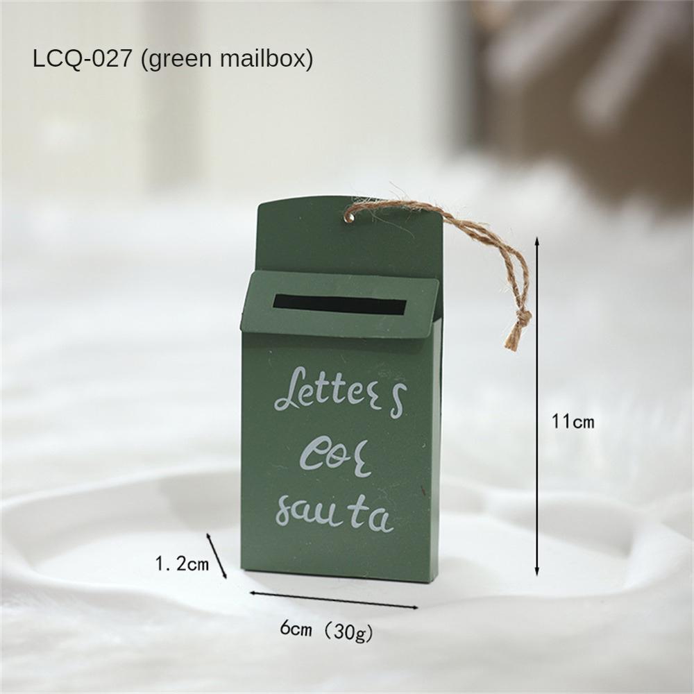 

Рождественские украшения широко используются модные одинарные Opp железные художественные изделия + смола + другие маленькие почтовые ящики очаровательный дизайн легкий 3 цвета