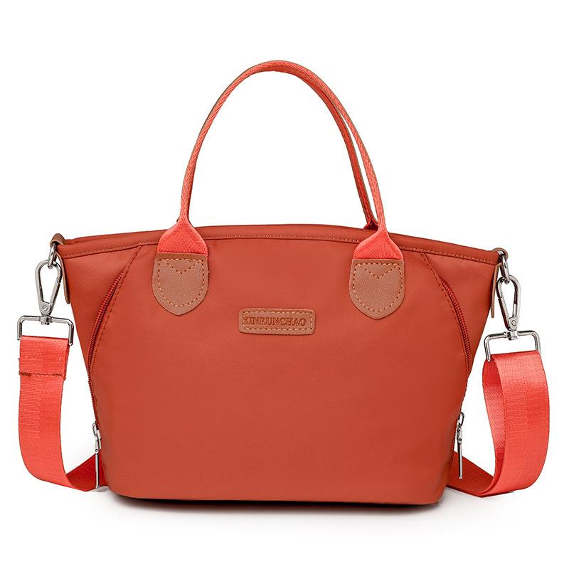 Женская сумка через плечо, переносная сумка через плечо, нейлоновая сумка для мам оранжевый