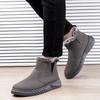 Men's Snow Boots 2026Winter High Top Cotton Shoes Plush Warm Winter Boots for Men Outdoor Non-slip Platform Booties Botas Hombre
