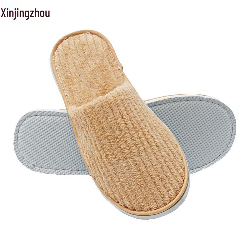 Утолщенные одноразовые гостиничные тапочки (Коралловое руно)