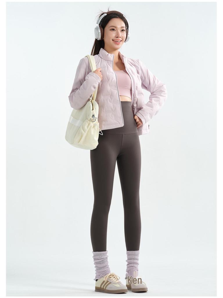 Women's Fleece-Lined High Waist Tummy Control Yoga Pants