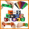 12/24Pcs Halloween Theme Slap Bracelets Perfect for Halloween Ghost Festival Trick Party Gifts Decoration Kindergarten Gift Bag