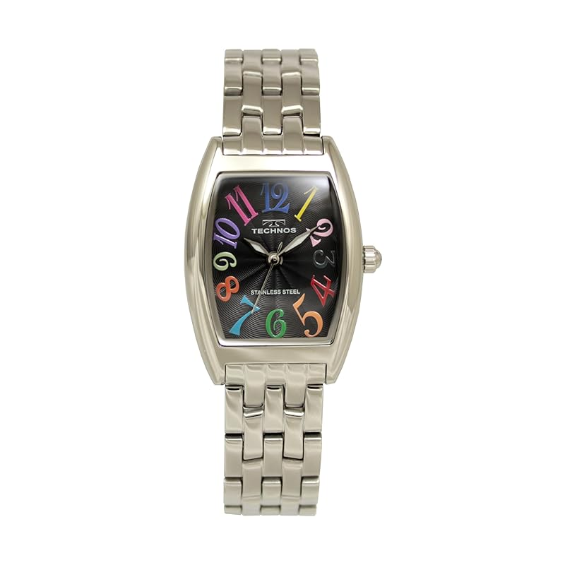 

[Technos] watch 3 needles tonneau T9928SH ladies silver