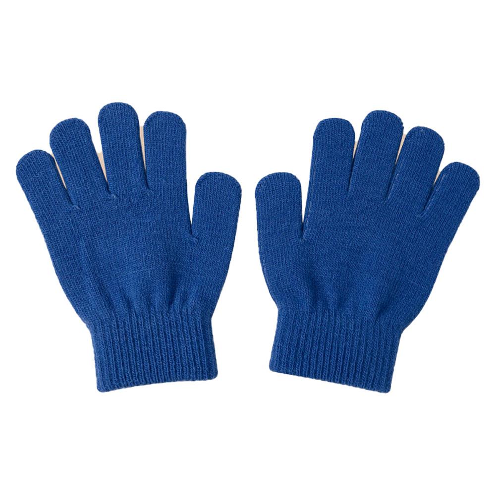 For 4-8 Years Old Kids Boys Girls Winter Cold And Warm Gloves Children Gloves Winter Knitted Full Finger Gloves Unisex Solid