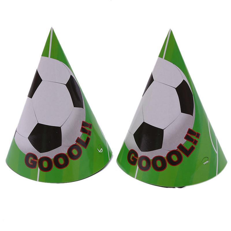Party Football Theme Tableware Plates Napkins Flag Birthday Kids Favors Cartoon