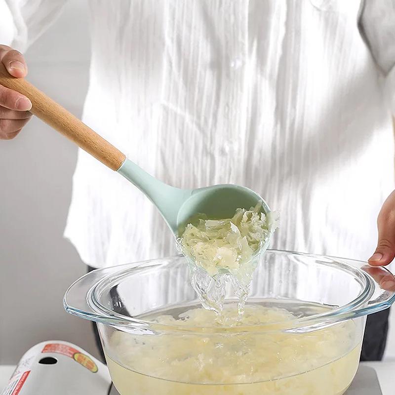 Cooking Tool Sets Non-toxic Cooking Baking Kitchen Tools Utensils Silicone Shovel Spoon Scraper Brush Spade Whisk Turner