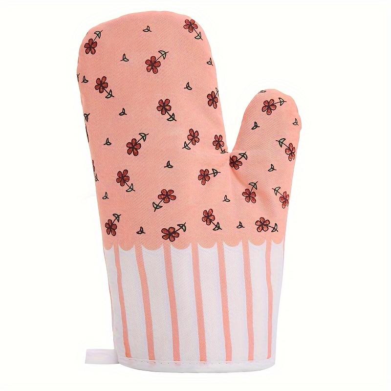 1pc Insulation Gloves, Thickened Microwave Oven, Baking, Barbecue, High-Temperature Resistant Kitchen, Heat Resistant Oven,
