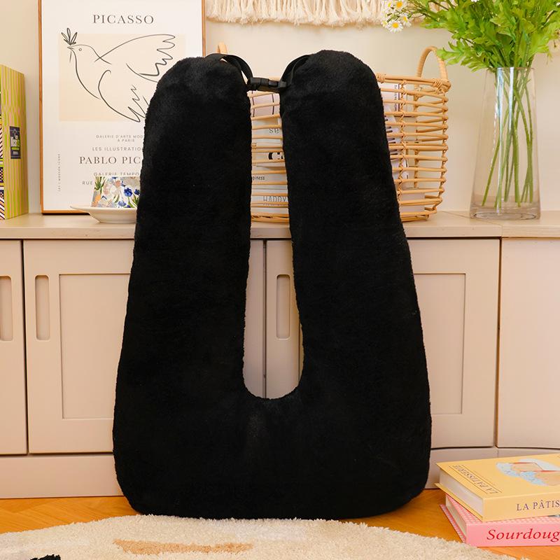 

Мультяшна Проста Багатофункціональна Автомобільна U-подібна Подушка-подушка Плюшева Іграшка Дитячий Захист від Ударів Автомобільний Артефакт для Сну 72*46cm（0.9kg） чорний