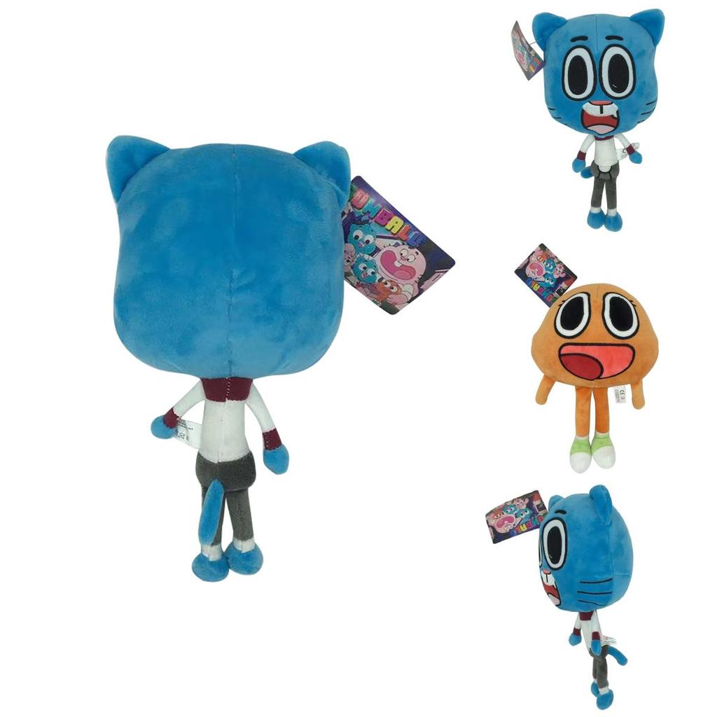 Entzückendes und weiches 25 cm Darwin Plüschtier aus Die erstaunliche Welt von Gumball für Kinder