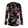 Womens Oversized Sweatshirt Graphic Sweater Long Sleeve Drop Shoulder Round Shirt Tops Vintage Clothes