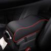 Leather Auto Protection Cushion with Pocket Arm Rest Protector Mat Car Armrest Pad  Central Console