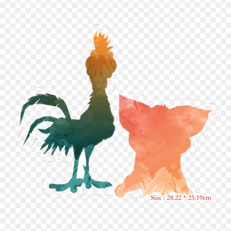 Hei Hei, оригинальный дизайн, Hei Hei The Rooster, Уолт C, термопереносная печать, виниловые нашивки, наклейки для одежды, аппликации «сделай сам», моющиеся нашивки