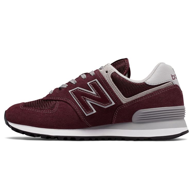 

New Balance 574 Бордовые женские кроссовки Красный Белый WL574ER