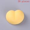 10/30Pcs Stereo Relieve Stress Peach Bum Sticker Mobile Phone Decoration Accessories Fun Butt Mochi Squeeze Toy