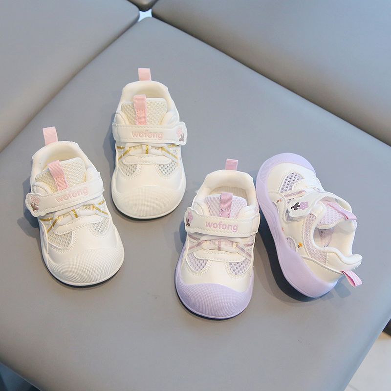 Fashion Kid Sneaker2025autumn 0-2y Old Mesh Baby Shoe Soft Sole Walking Shoe Infants Gril Sneaker Allmastch Kid Shoe Baby Tennis