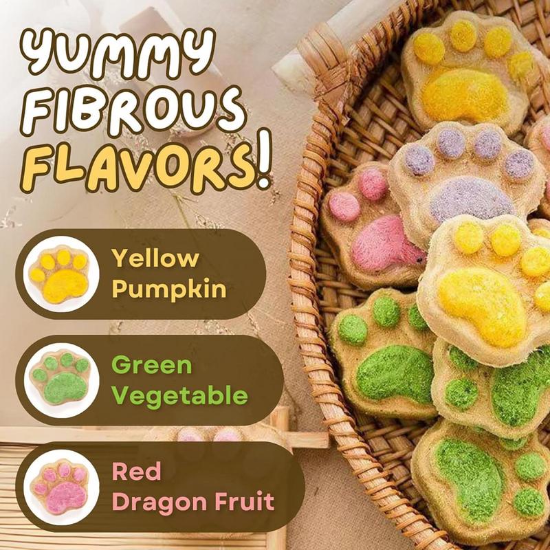 Paw Shape Cat Snack Oral Cleaning Cat Snacks Kitten Treats Paw Shape Cat Food Footprint Shaped Cat Treats Pets Supplies