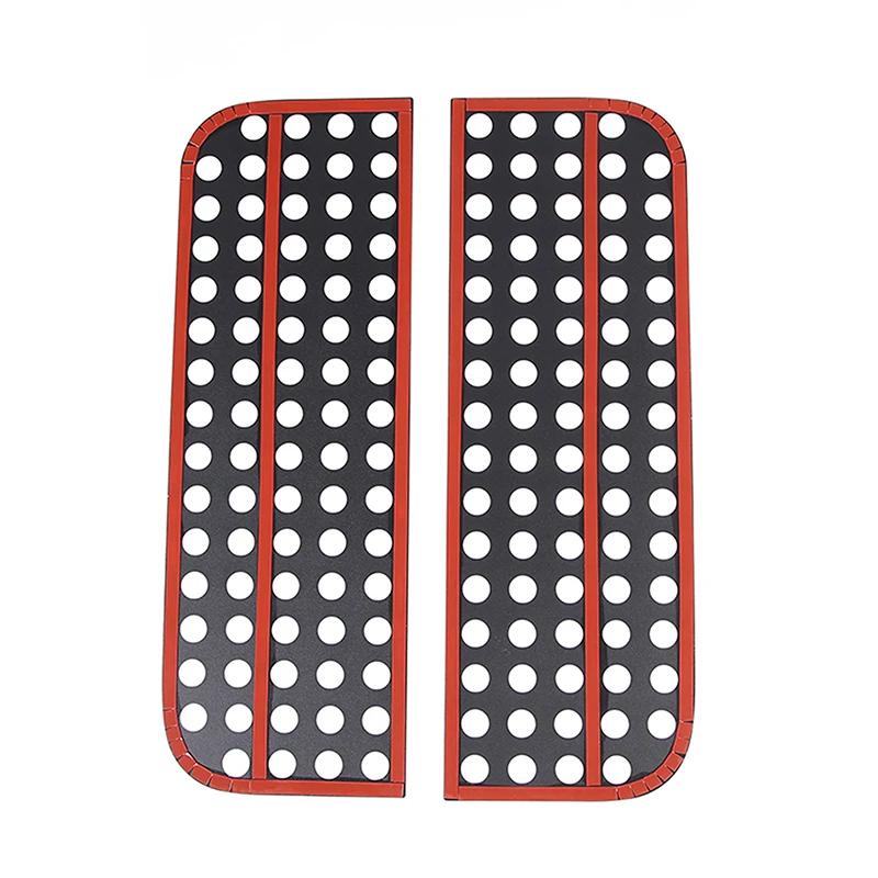 For INEOS Grenadier 2020-2025 Aluminum Alloy Car Rear Window Glass Honeycomb Protection Panel Cover Decorative Accessories