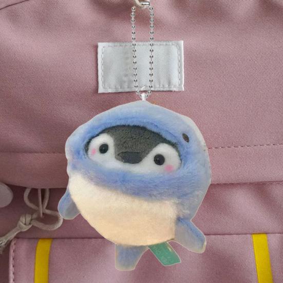12cm Pinguin Plüschtier Cross-Dressing Süler Robbe Wal Delfin 2-in-1 Puppe Plüschtiere Dekoration Weiche Puppe Schlüsselanhänger Tasche Hängend