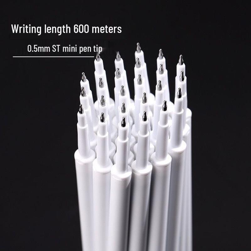 High-Quality Neutral Ballpoint Pen Refill - 0.5mm Click Type with Sleek Design