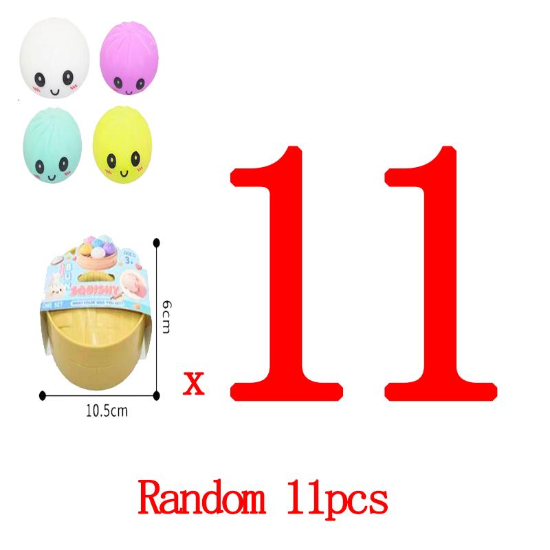 Giant Squishy Dumplings Stress Relief Fidget Toy Colorful Simulation Food Steamed Stuffed Bun Dough Toys Slow-Rise Squeeze Toy