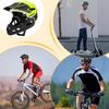 Mountain Bike Full Face Helmet Biking Head Cover Shock Absorption Cycling Helmet For Bicycle Motocross Motorcycle Scooter