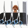 Professional 6 Inch Pet Grooming Scissors Set With Stainless Steel Tools And Accessories
