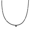 Slim Raw Black Spinel Necklace