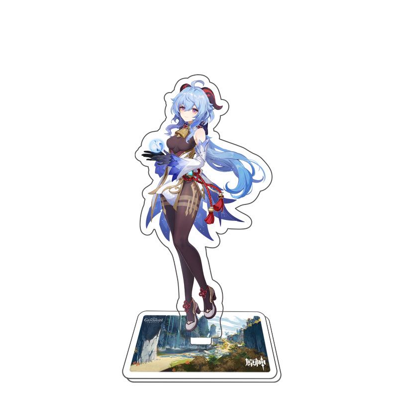 Game Anime Open World Impact Acrylic Figure Stand Painted Desk Decor Ornament 15CM Model Gift