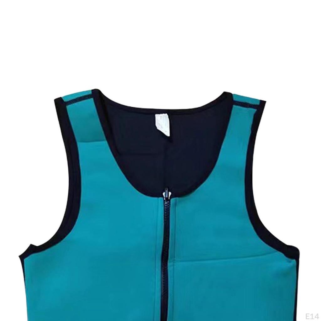 Men Sweat Vest Neoprene Sauna Tank Top Body for Sweating Slimming Yoga Fitness