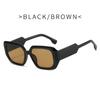 Men Vintage Rectangle Frame Sunglasses Fashion Retro Sun Glasses Luxury Brand Design UV400 Shades Eyewear Women Goggles