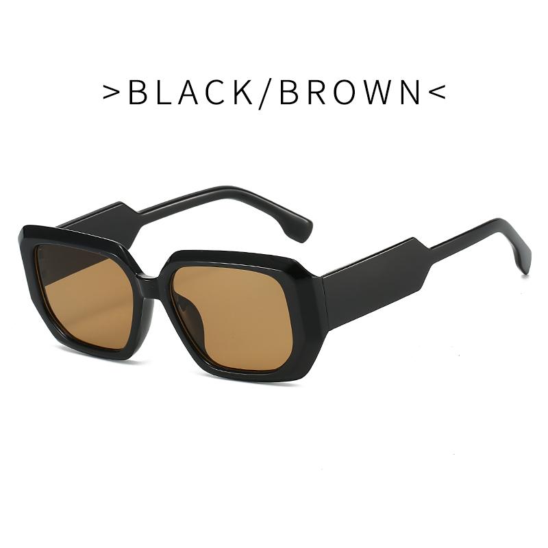 Men Vintage Rectangle Frame Sunglasses Fashion Retro Sun Glasses Luxury Brand Design UV400 Shades Eyewear Women Goggles