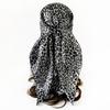 Leopard Print Silk Scarf 90 Artificial Silk Square Scarf Women's Satin Square Scarf Scarf Moslin Bag Headscarf
