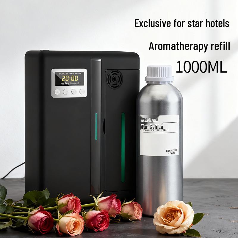 Алюминиевый диффузор для ароматерапии 1000 мл - Без пламени, Отельный ароматический масло, Эксклюзивная модель Oud Sandalwood