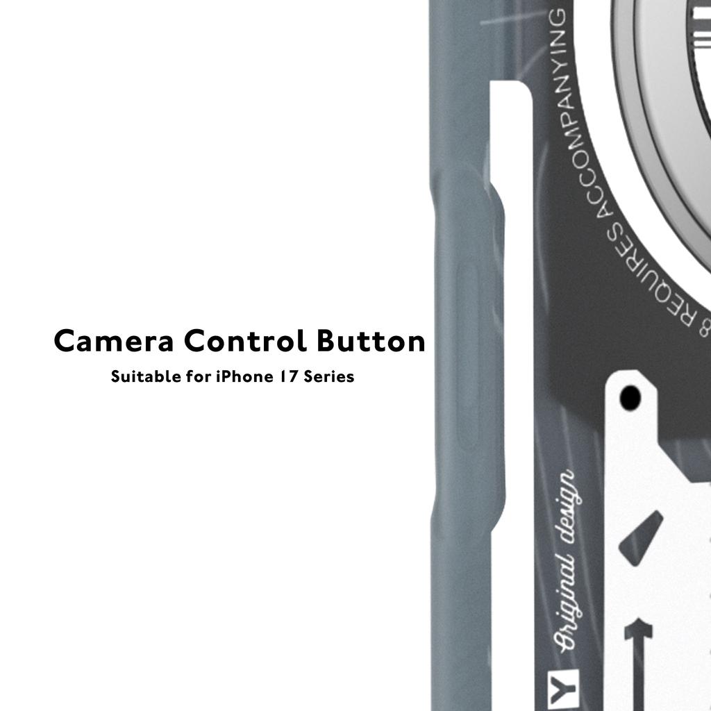 YOUNGKIT for iPhone 17 Pro Magnetic Case Rotating Kickstand IMD TPU Phone Cover