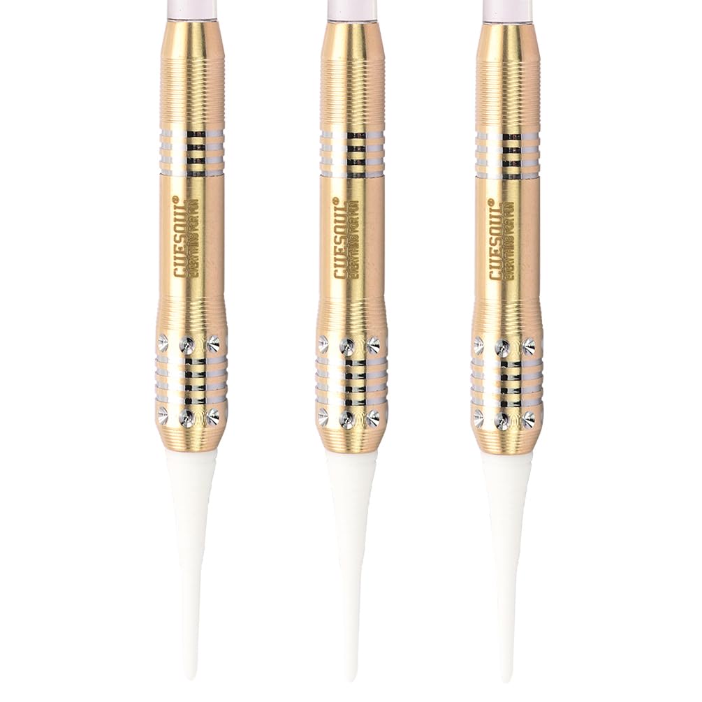 CUESOUL Black Scorpion Deluxe Soft Tip Darts Set, 16g B2304
