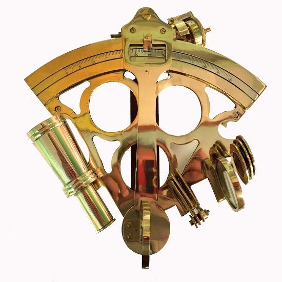 

Metal Brass Nautical Sextant
