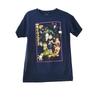 My Hero Academia Mens Dark Blue T-Shirt Round Neck Short Sleeve Cotton Size M