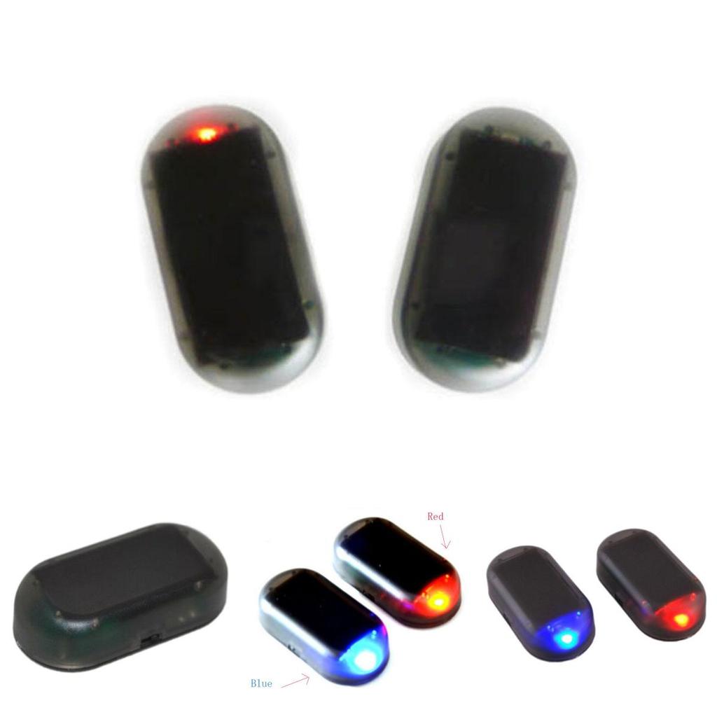 Premium Quality Solar Car Alarm Led Light Security System With Blinking Red Feature
