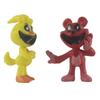 Cute Smiling Animal Figures Set Of 8 Pieces 5.5-7cm Pvc Material Bag Packed 170g