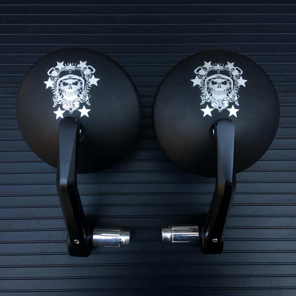 Motorcycle Handlebar Mirror Rearview Motorcycle Bar End Mirror For Honda Cb500x Pcx Msx 125 Shadow R1200gs For Yamaha MT09