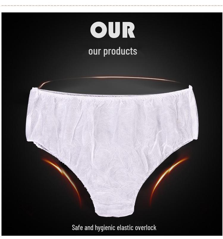 Disposable Unisex Double Layer Non-woven Underwear for Beauty Salon and Spa