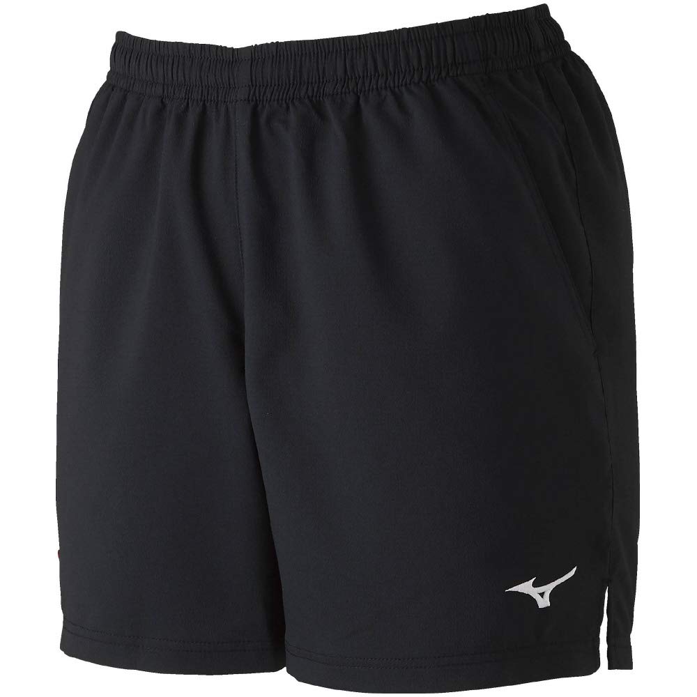 Table Tennis Wear Game Pants Standard Sweat Absorbent Quick Drying JTTA Officially Approved 82JB9001 Black M [Mizuno] Men's