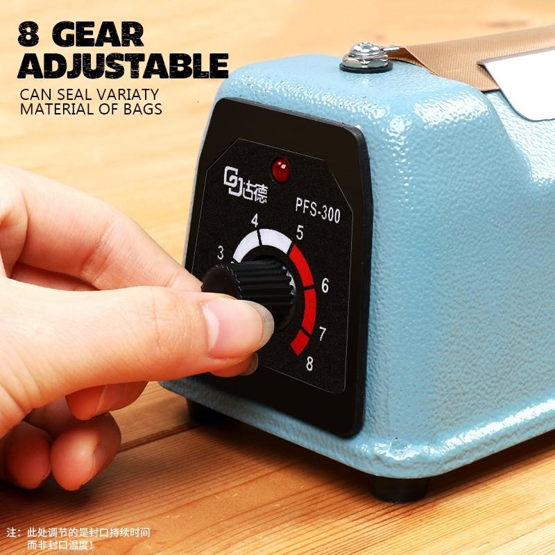 Metal Plastic Impulse Sealer Machine 200MM//300MM/400MM Seal Mesin Sealer Plastik Heat Sealing Machine Packing Mesin Pengedap Makanan