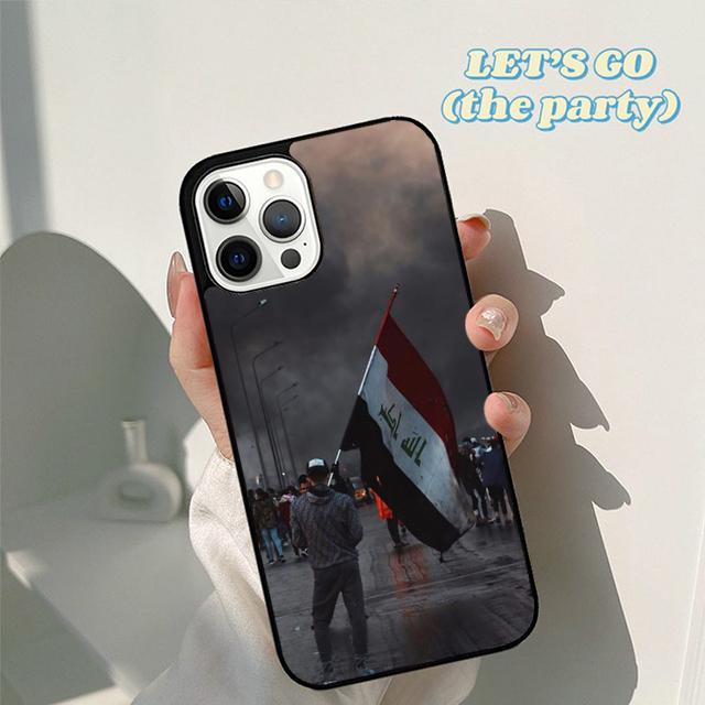 Autumu Iraqi Iraq National Flag Phone Case Cover for iPhone 17 Air 16 16e 15 12 11 13 14 Pro Max Apple Plus Coque