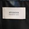 STUDIOUS Made In Japan Butterfly Pattern Long Sleeve Shirt 2 Black Men's Used