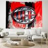 Ac Football Club Tapestry Hanging for Bedroom,Livingroom, Playroom,Decor Art Room Wall Tapestry Holiday and Birthday Gifts