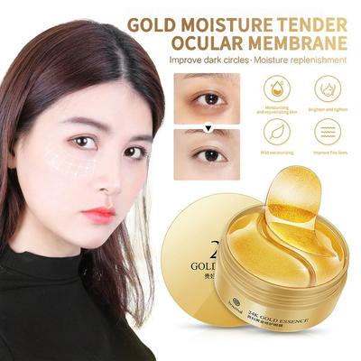 60 Pcs 24K Gold Collagen Mask Natural Moisturizing Gel Eye Patches Remove Dark Circles Anti Age Bag Eye Wrinkle Korea Skin Care