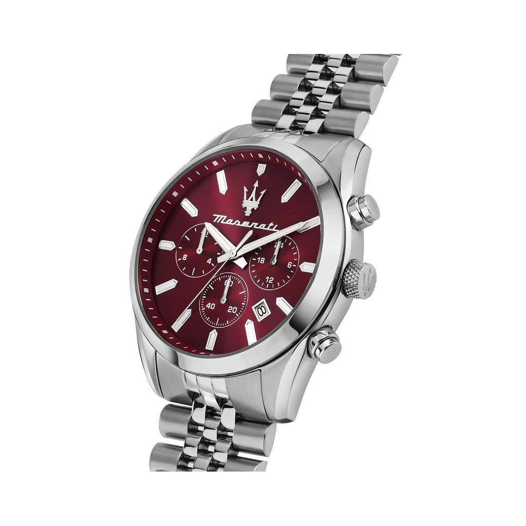 Maserati Attrazione Chronograph Stainless Steel Brown Dial Quartz R8853151024 Men's Watch