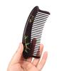 Tan Mujian Walnut Wood Inlaid Tooth Comb