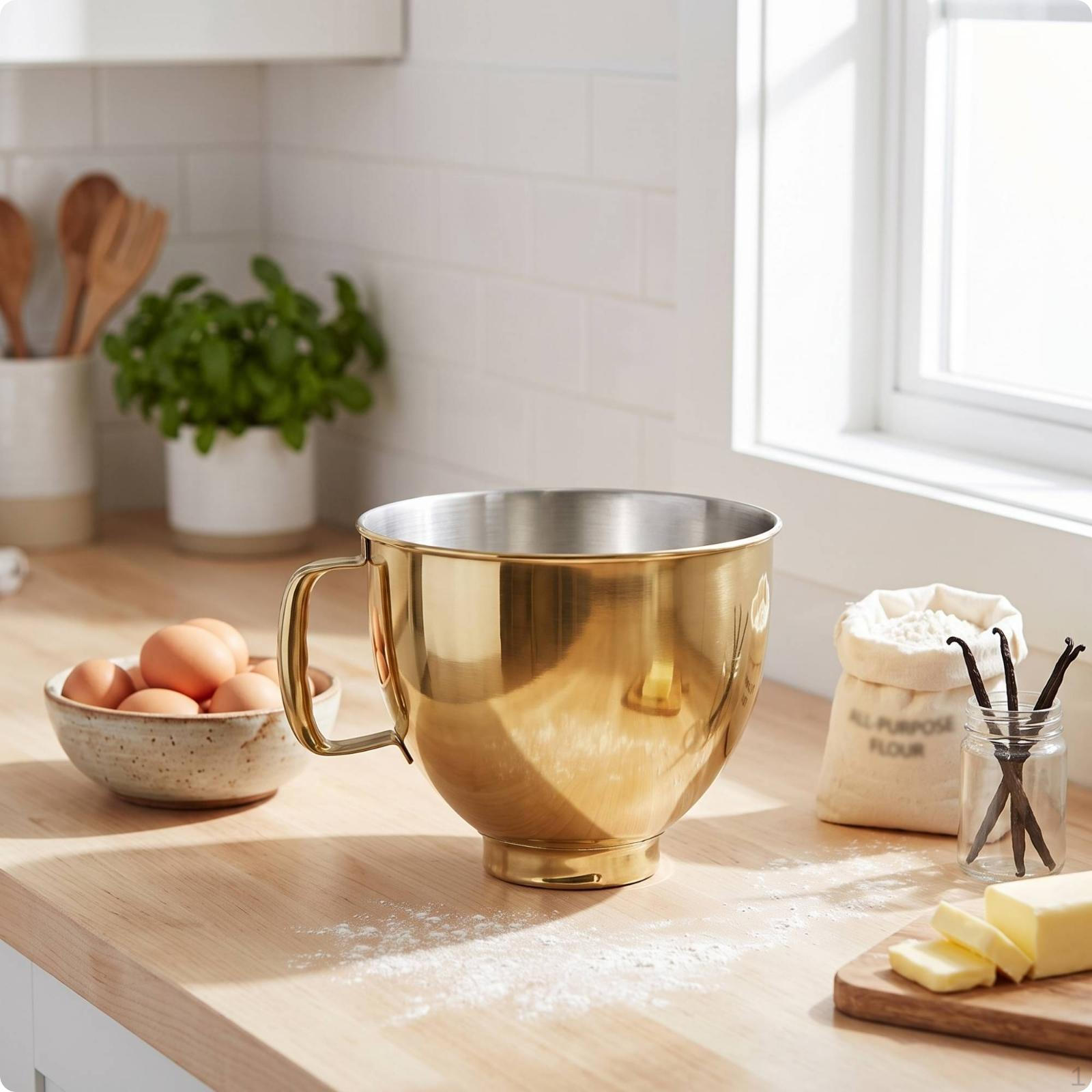 Stand Mixer Bowl with Handle Handled